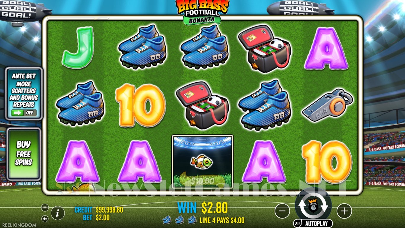 Big Bass Football Bonanza Slot Slot Image in Demo - pic. 2