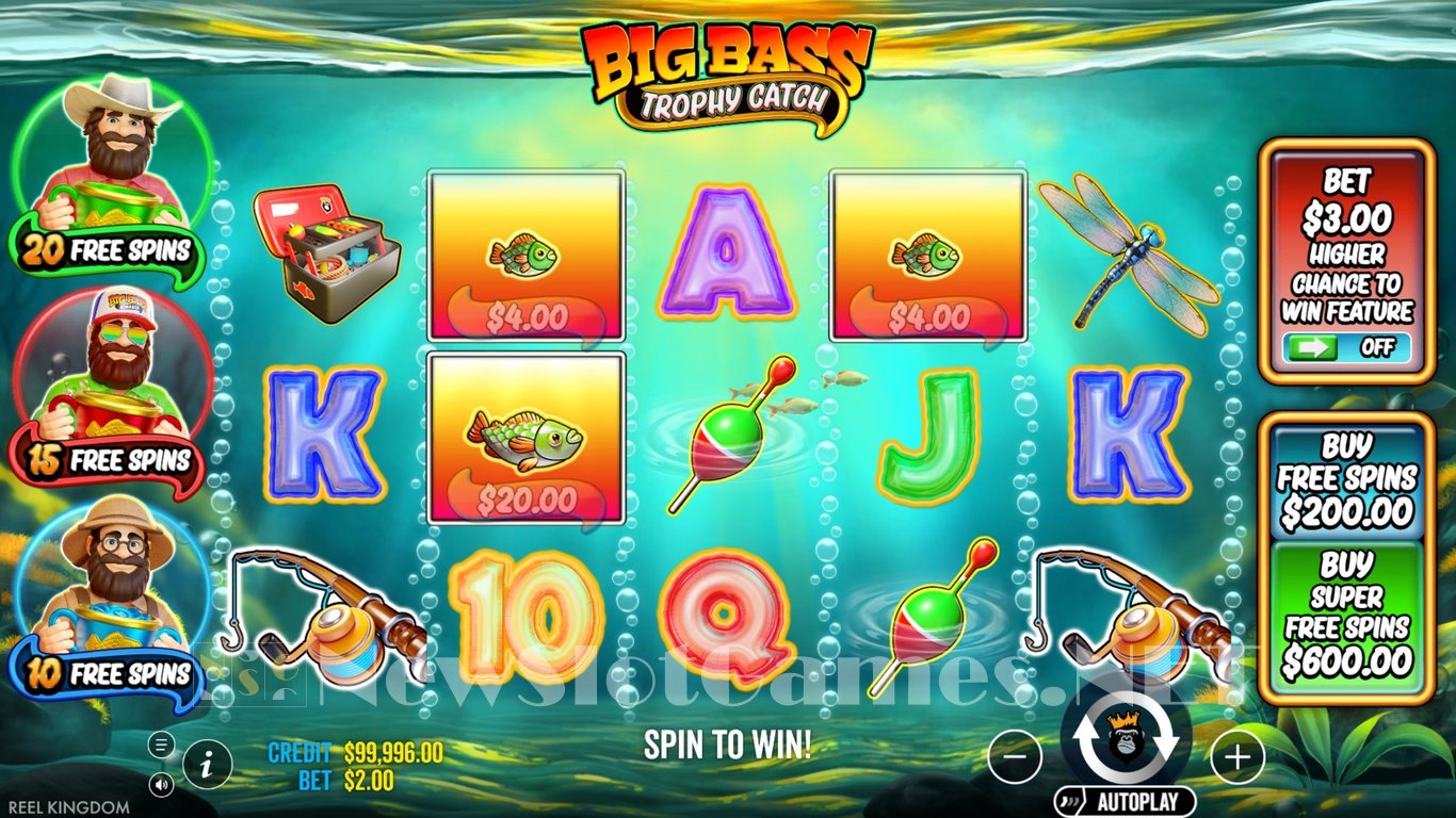 Big Bass Trophy Catch Slot Slot Image in Demo - pic. 2