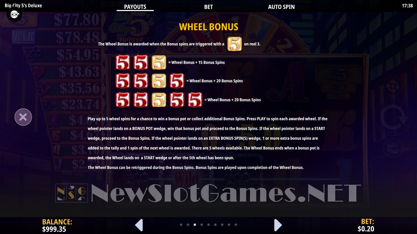 Big City 5s Deluxe Slot Slot Image in Demo - pic. 6