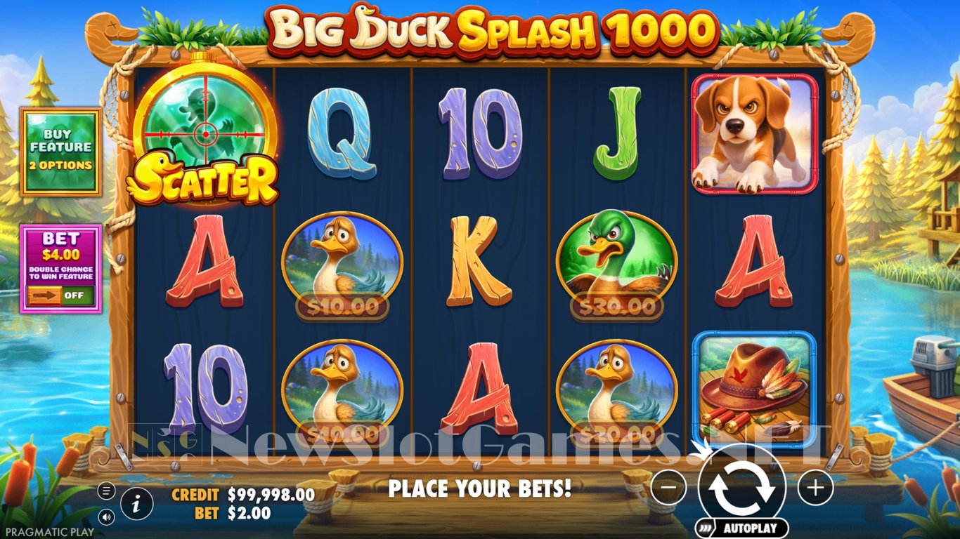 Big Duck Splash 1000 Slot Demo Image