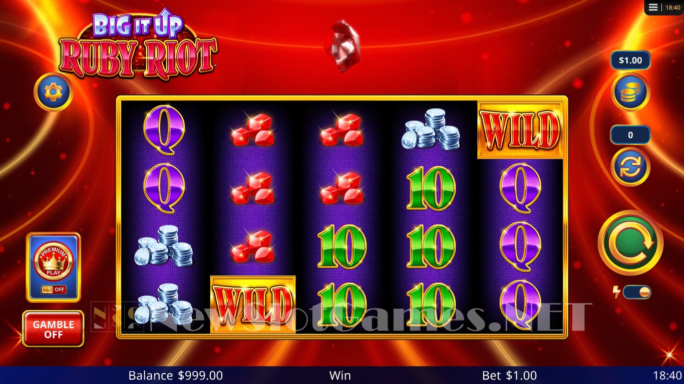 Big It Up Ruby Riot Slot Demo Image