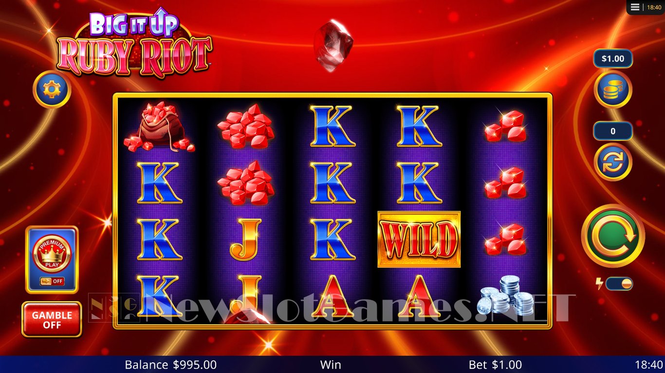 Big It Up Ruby Riot Slot Slot Image in Demo - pic. 3