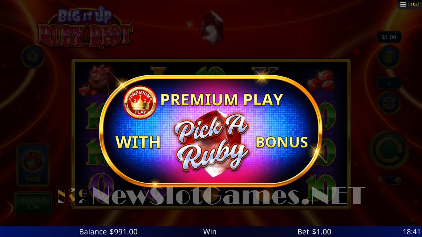 Big It Up Ruby Riot Slot Slot Image in Demo - pic. 4