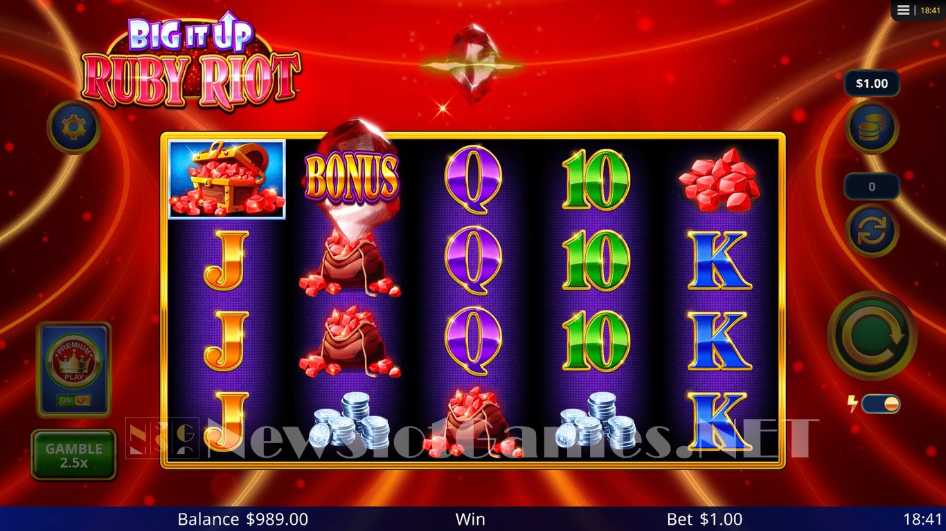 Big It Up Ruby Riot Slot Slot Image in Demo - pic. 5