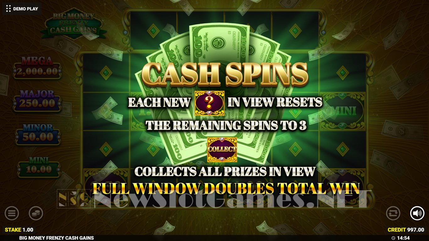 Big Money Frenzy Cash Gains Slot Slot Image in Demo - pic. 3
