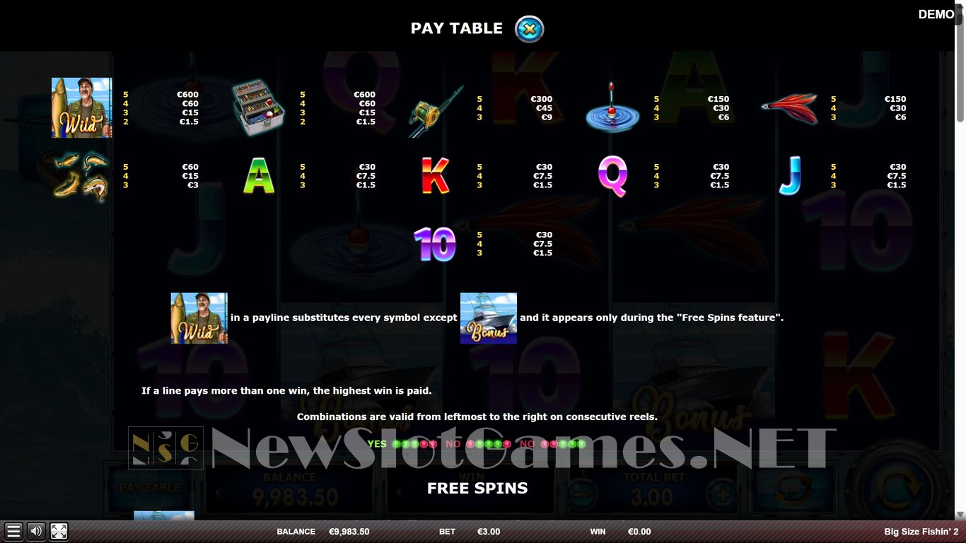 Big Size Fishin 2 Slot Slot Image in Demo - pic. 4