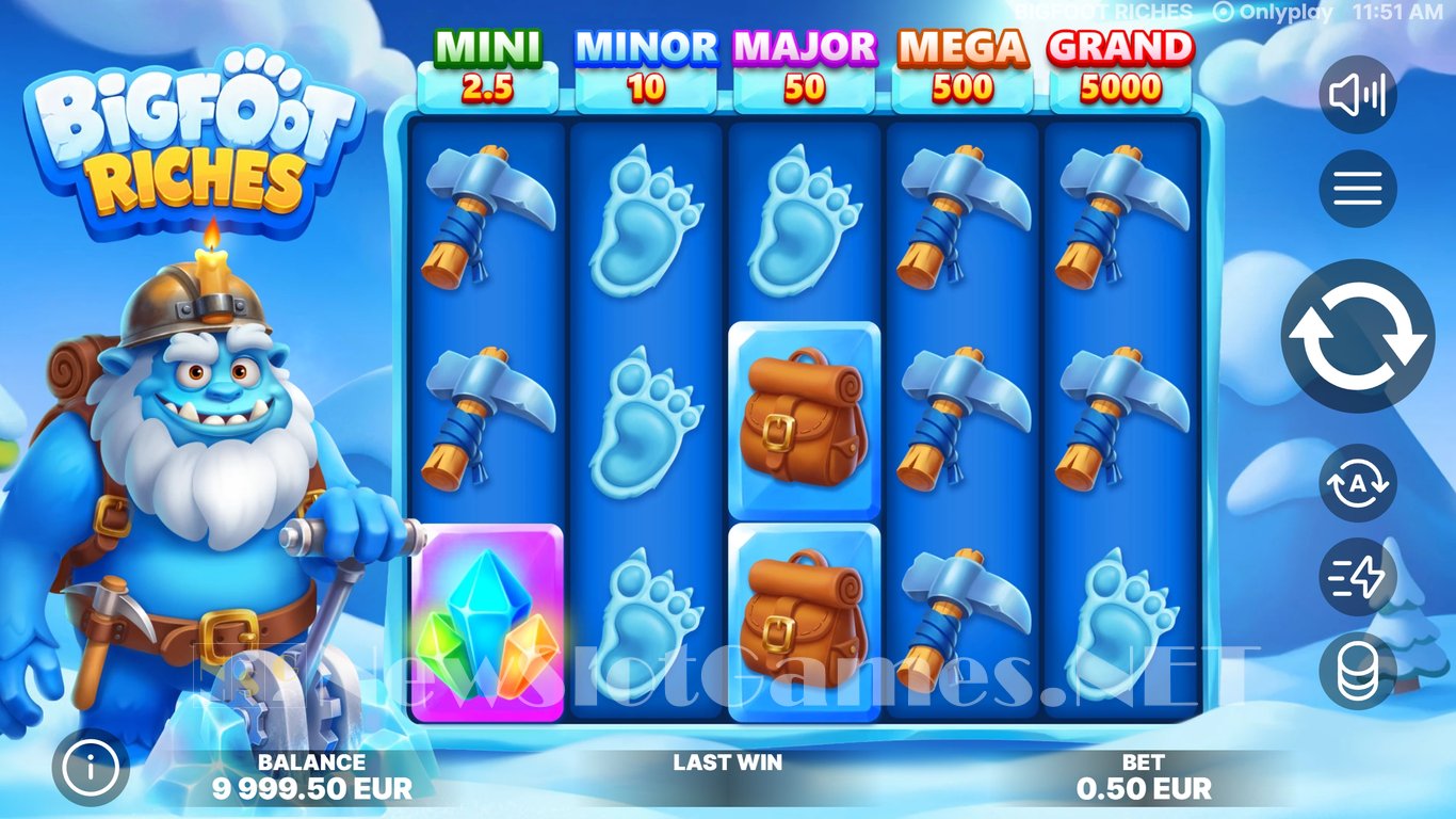Bigfoot Riches Slot Demo Image