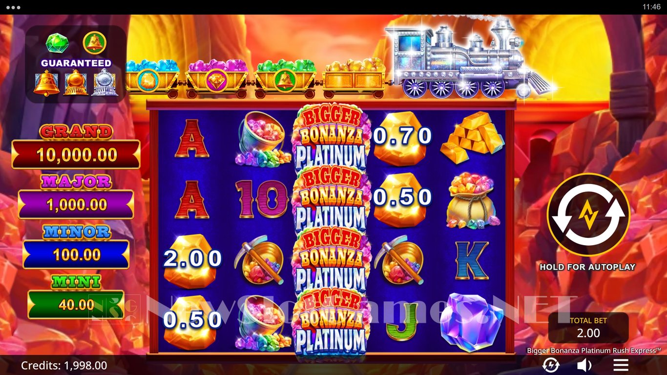 Bigger Bonanza Platinum Rush Express Slot Demo Image