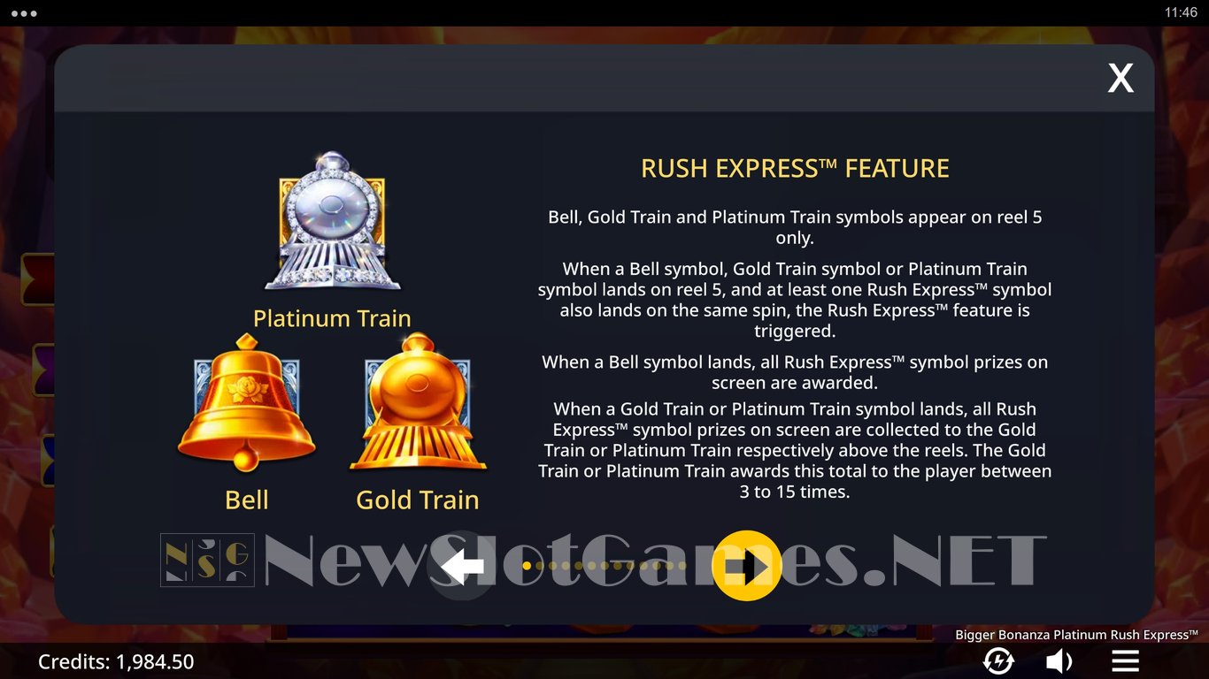 Bigger Bonanza Platinum Rush Express Slot Slot Image in Demo - pic. 4