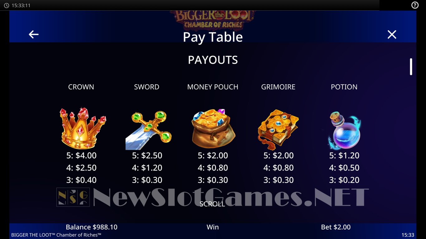 Bigger the Loot Chamber of Riches Slot Slot Image in Demo - pic. 3