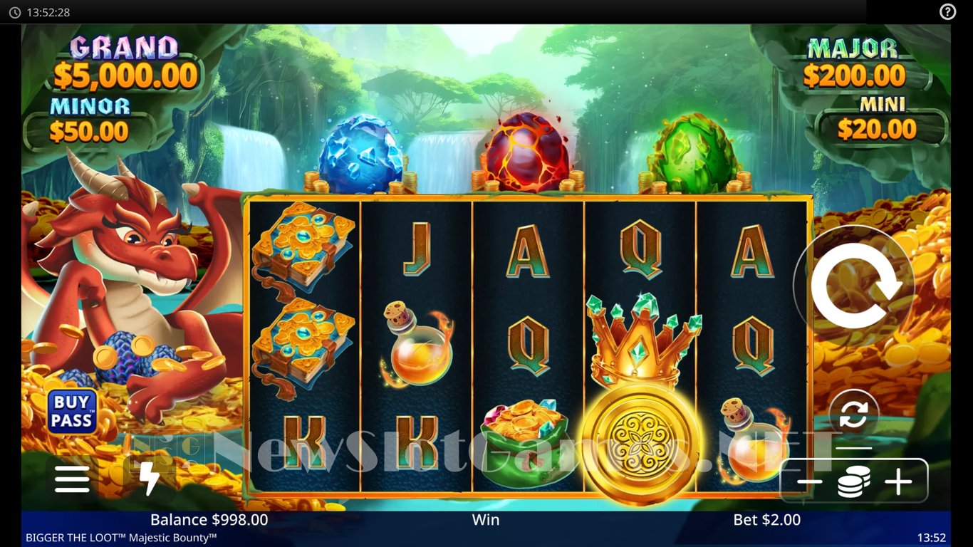 Bigger The Loot Majestic Bounty Slot Demo Image