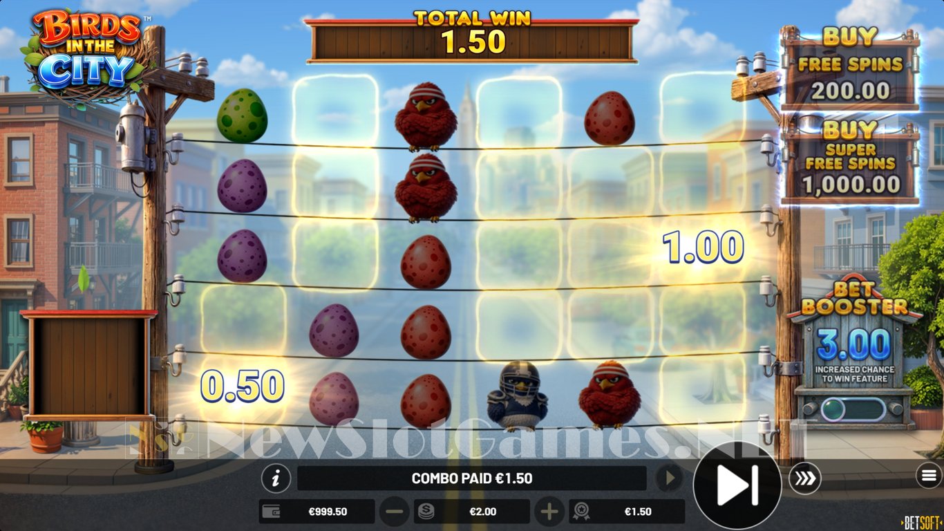 Birds in the City Slot Demo Image
