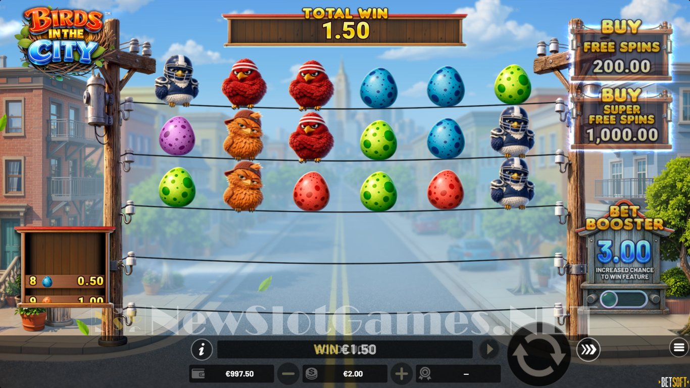 Birds in the City Slot Slot Image in Demo - pic. 2
