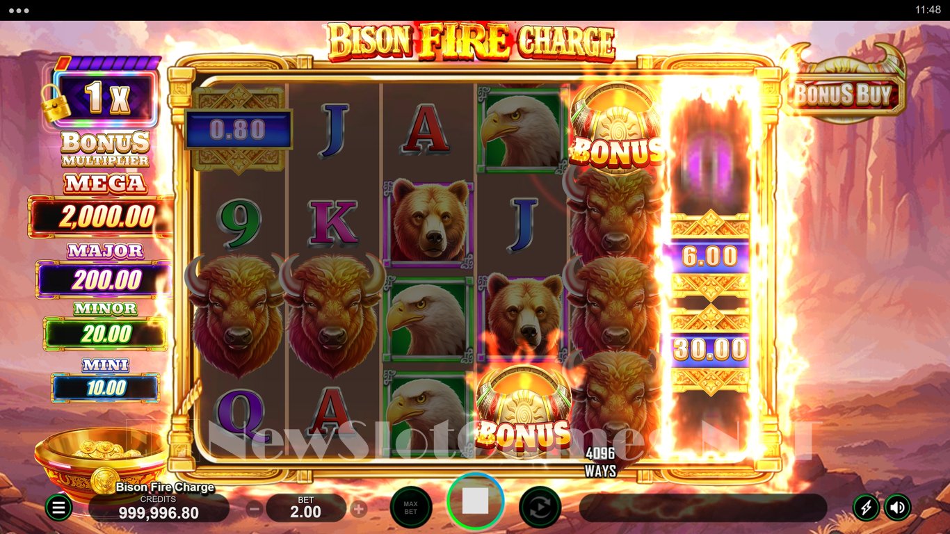 Bison Fire Charge Slot Slot Image in Demo - pic. 3