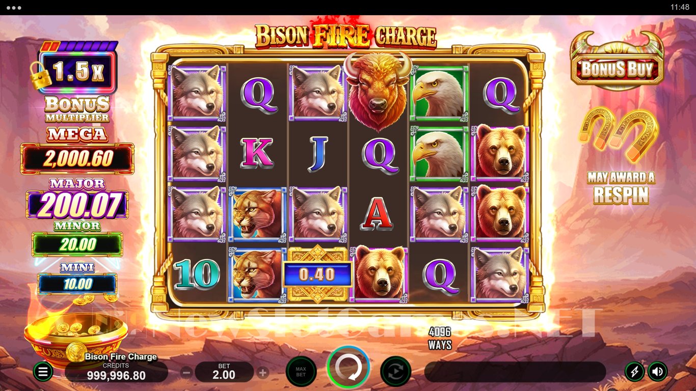 Bison Fire Charge Slot Slot Image in Demo - pic. 4