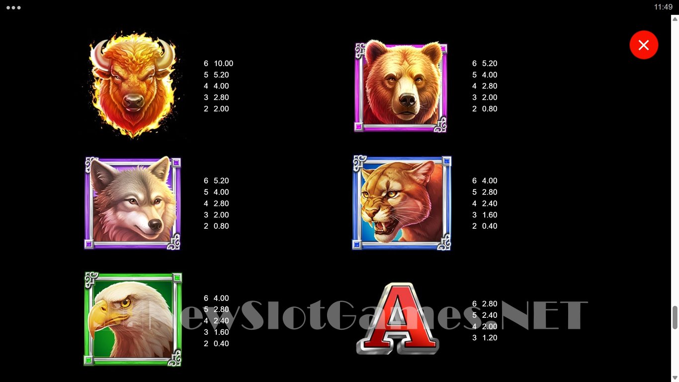 Bison Fire Charge Slot Slot Image in Demo - pic. 8
