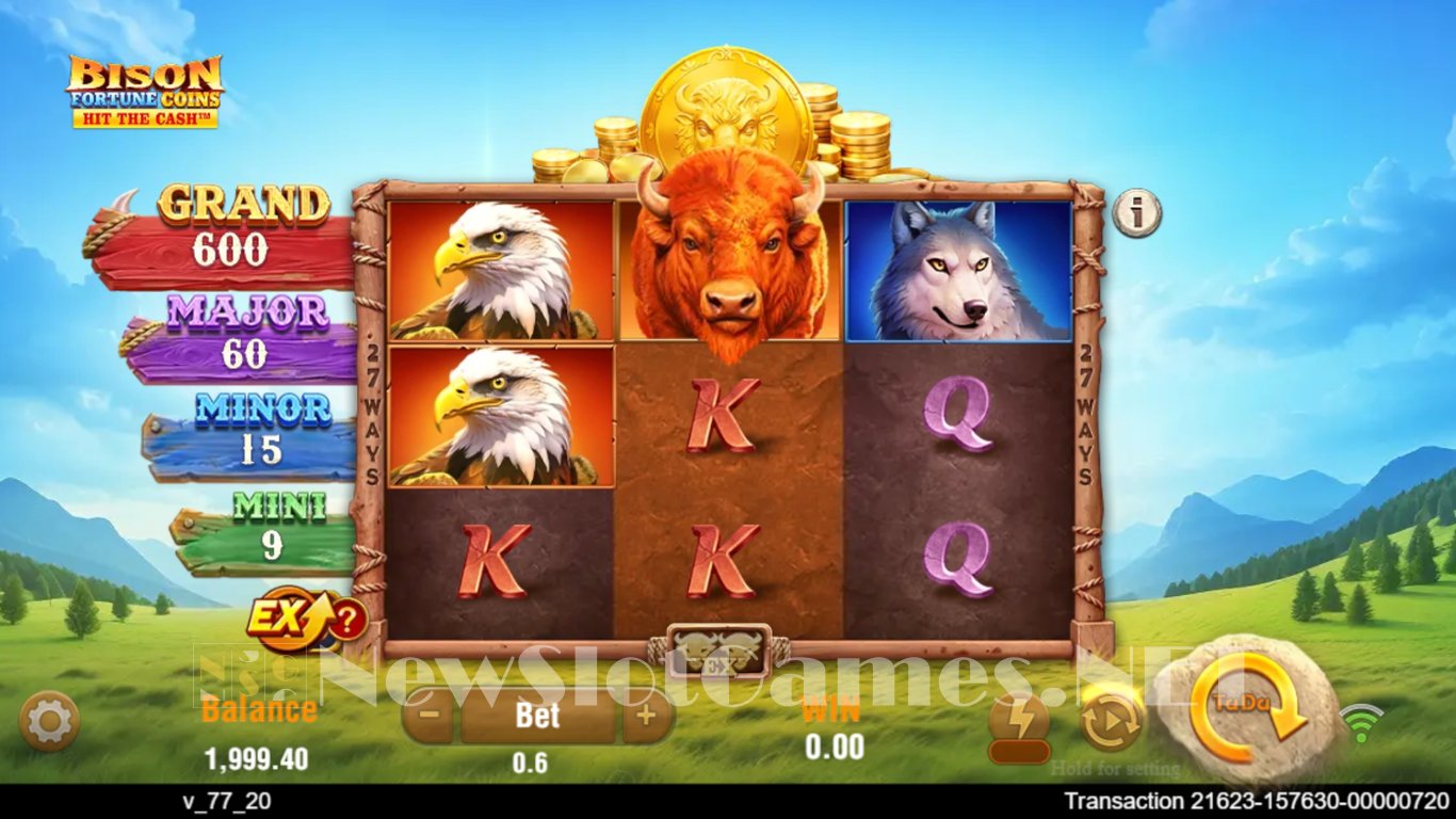Bison Fortune Coins Slot Demo Image
