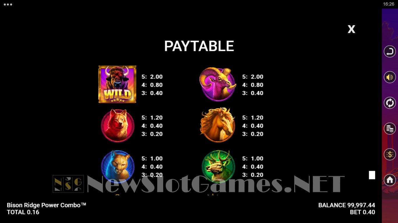 Bison Ridge Power Combo Slot Slot Image in Demo - pic. 7