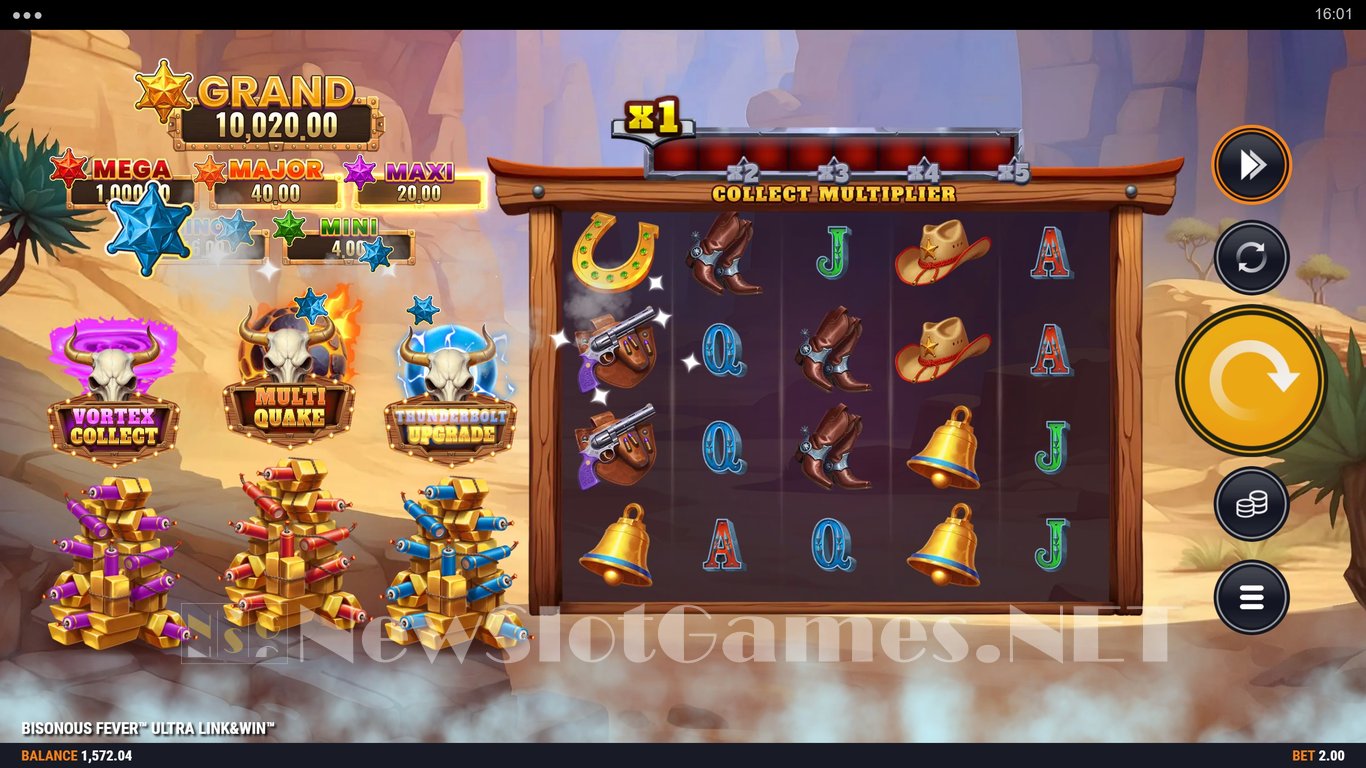 Bisonous Fever Ultra Link&Win Slot Slot Image in Demo - pic. 4