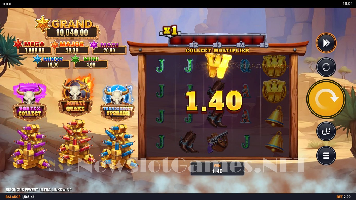 Bisonous Fever Ultra Link&Win Slot Slot Image in Demo - pic. 5
