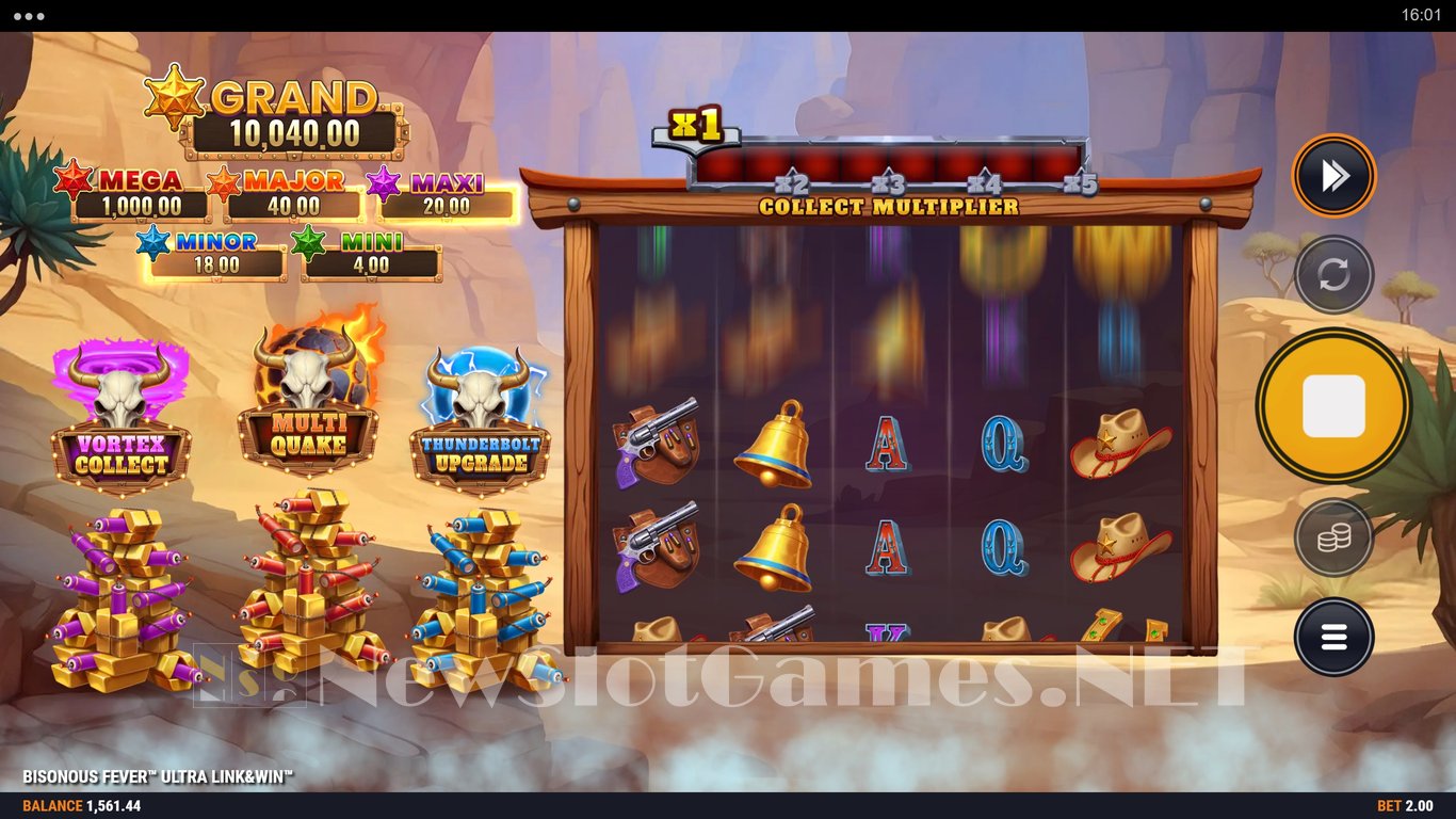Bisonous Fever Ultra Link&Win Slot Slot Image in Demo - pic. 6