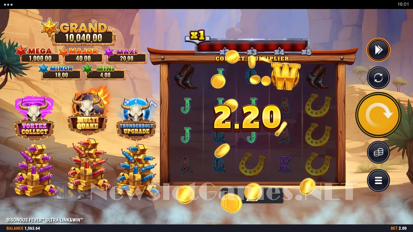 Bisonous Fever Ultra Link&Win Slot Slot Image in Demo - pic. 7