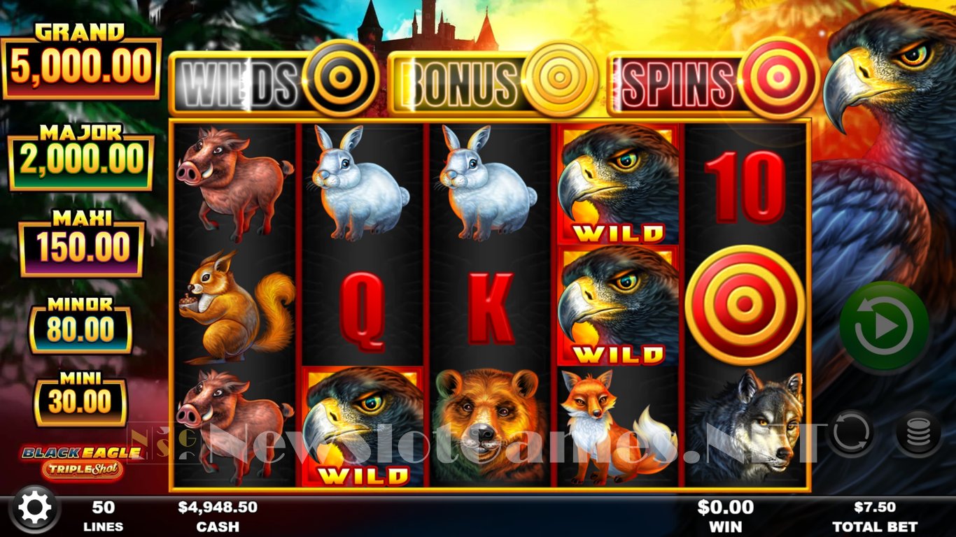 Black Eagle Triple Shot Slot Slot Image in Demo - pic. 3
