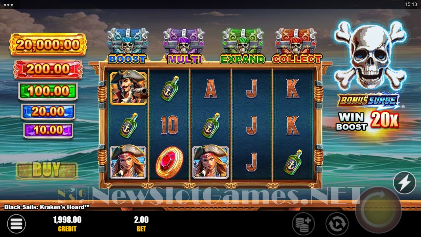 Black Sails Krakens Hoard Slot Demo Image