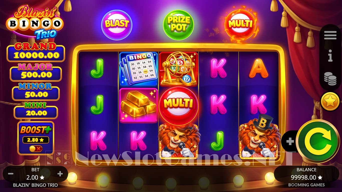 Blazin Bingo Trio Slot Demo Image