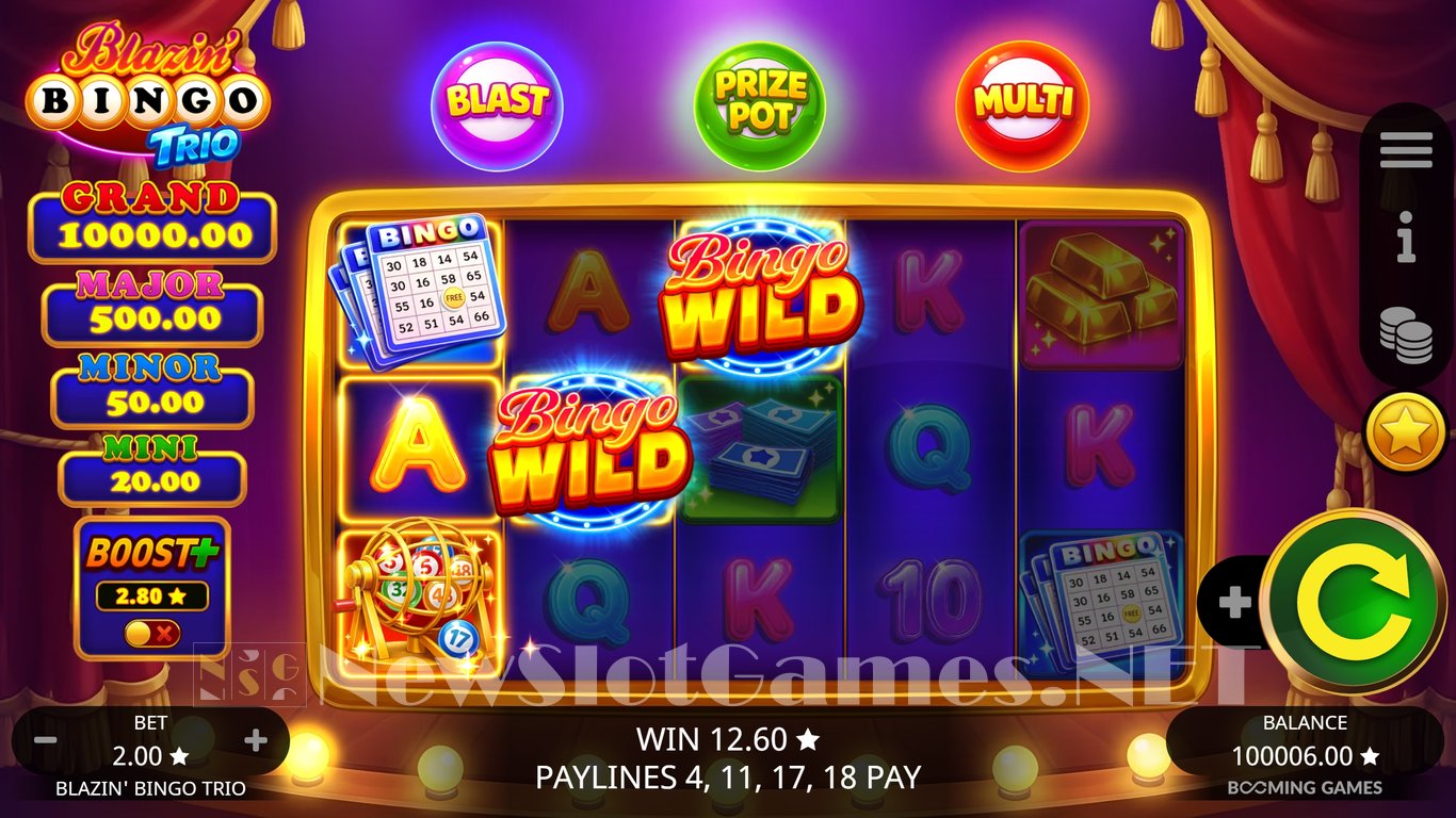 Blazin Bingo Trio Slot Slot Image in Demo - pic. 4