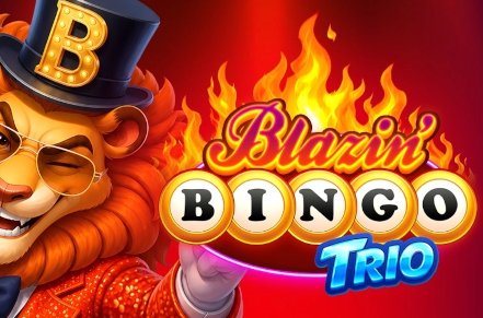 Blazin Bingo Trio Slot Logo