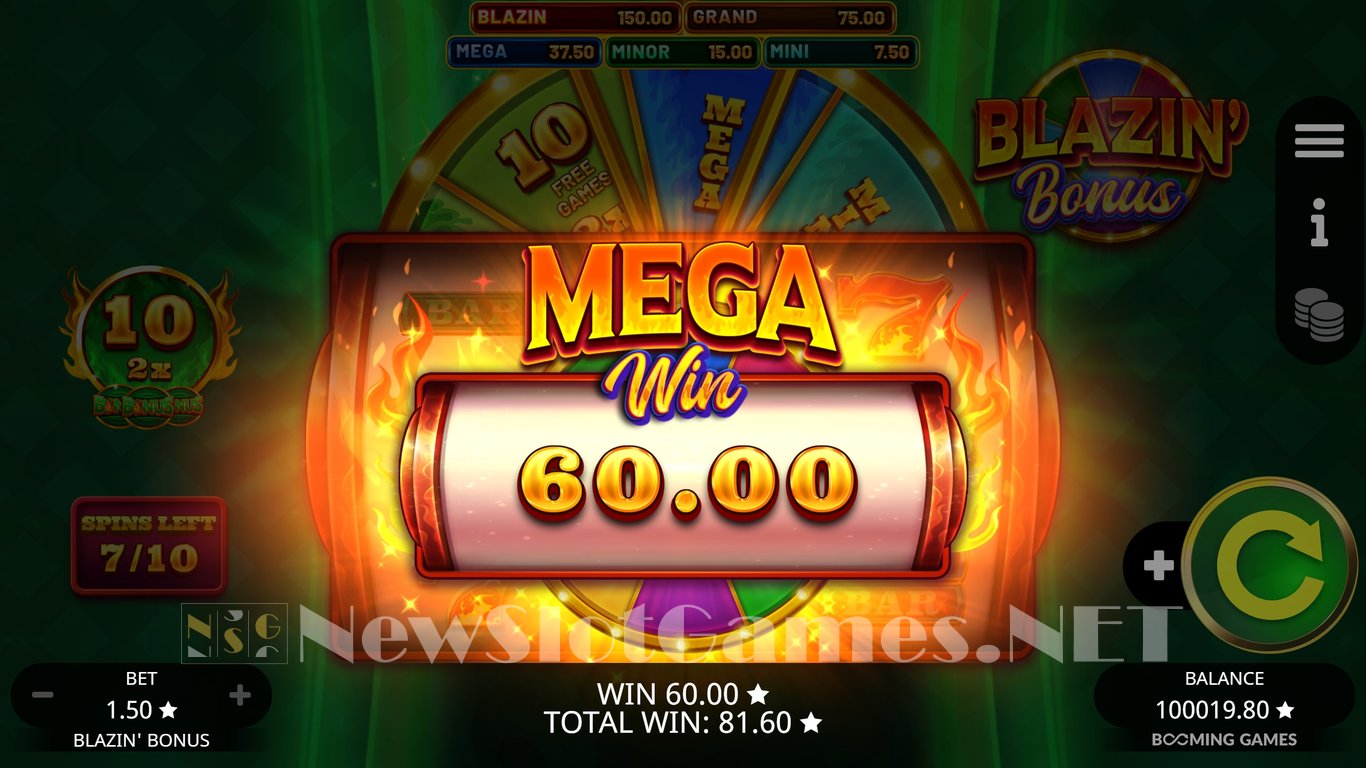Blazin Bonus Slot Slot Image in Demo - pic. 3