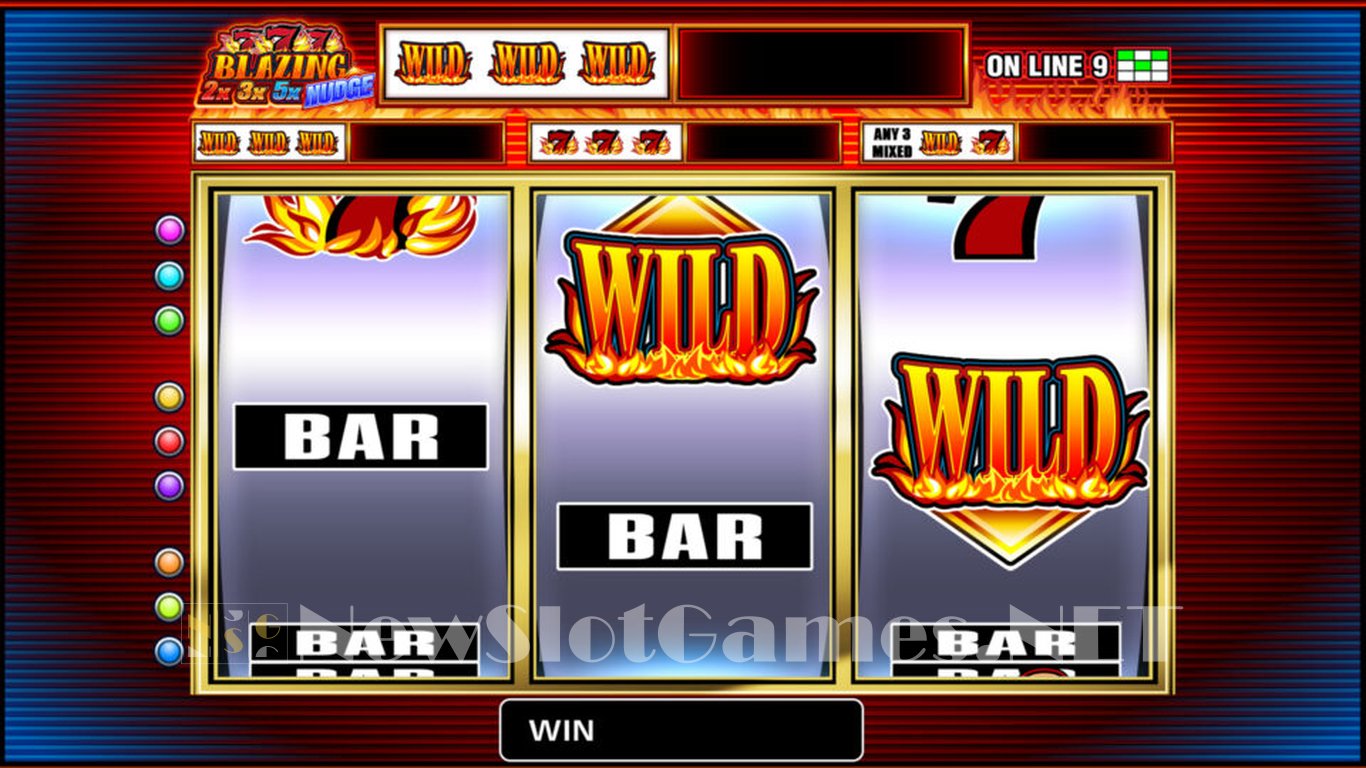 Blazing 7s 2x 3x 5x Nudge Slot Demo Image