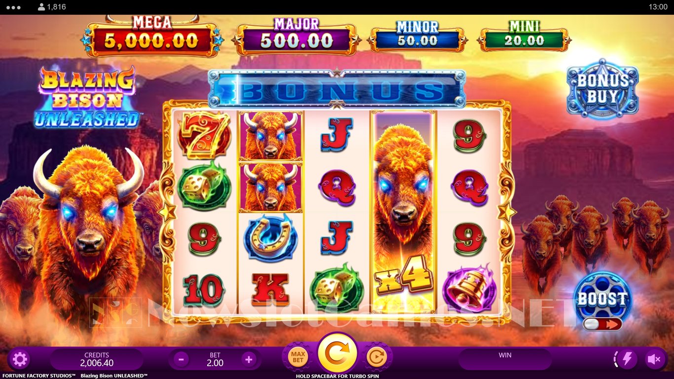 Blazing Bison Unleashed Slot Slot Image in Demo - pic. 4