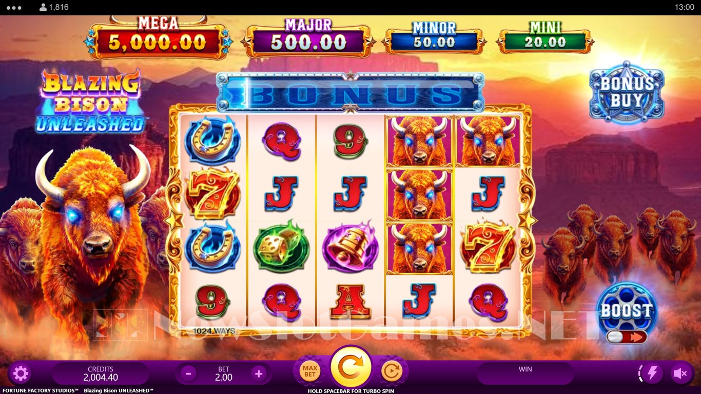 Blazing Bison Unleashed Slot Slot Image in Demo - pic. 5
