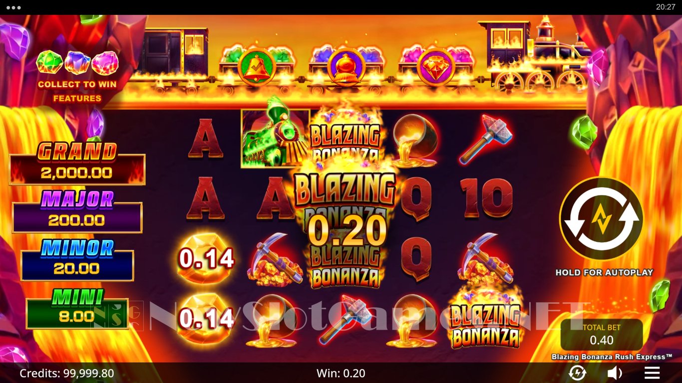 Blazing Bonanza Rush Express Slot Demo Image