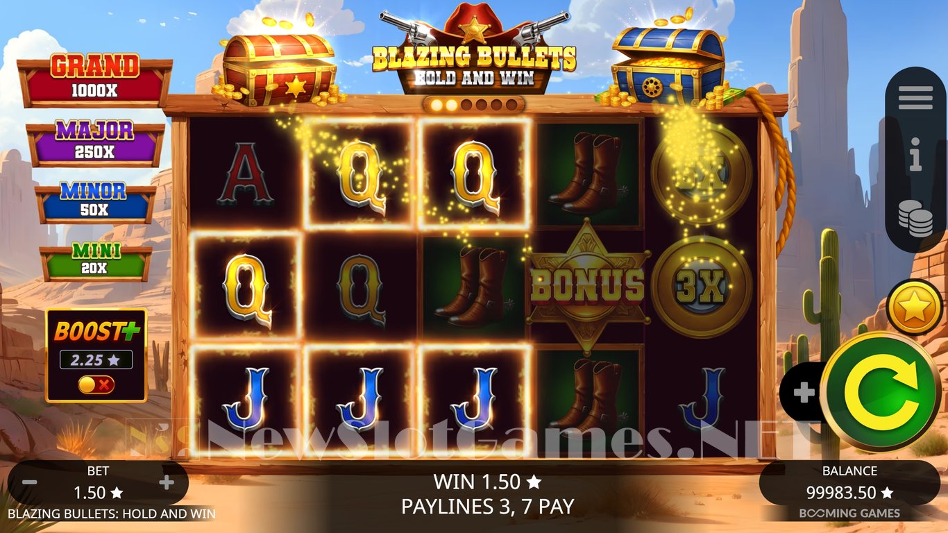 Blazing Bullets Hold and Win Slot Slot Image in Demo - pic. 3