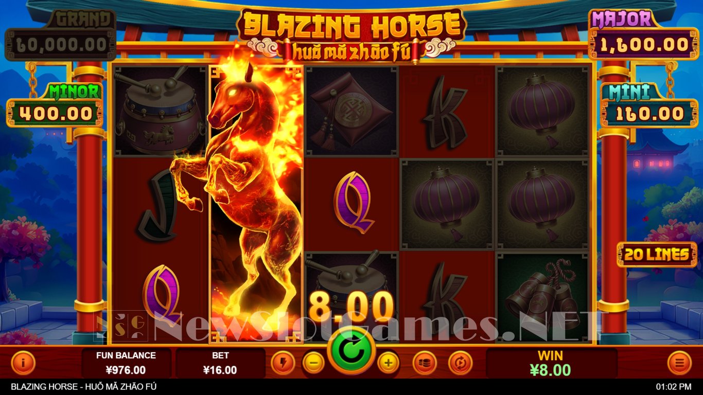 Blazing Horse Slot Slot Image in Demo - pic. 2