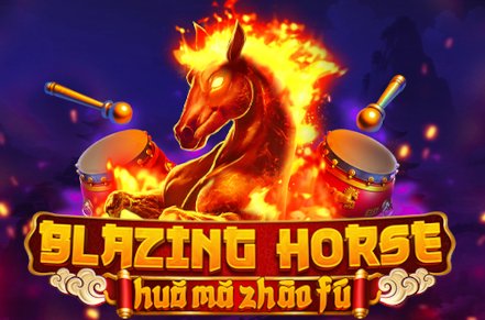 Blazing Horse Slot Logo