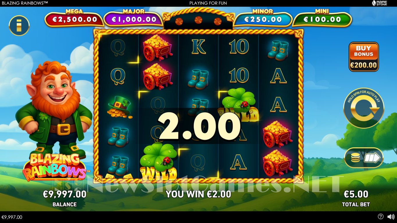 Blazing Rainbows Slot Demo Image