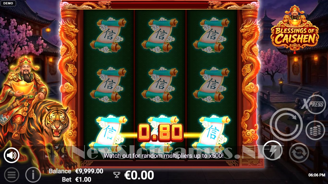 Blessings of Caishen Slot Demo Image
