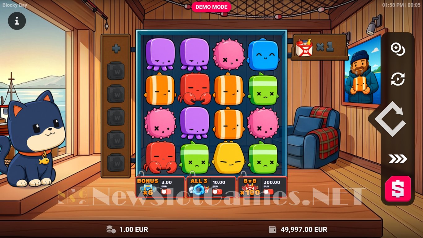 Blocky Bay Slot Demo Image