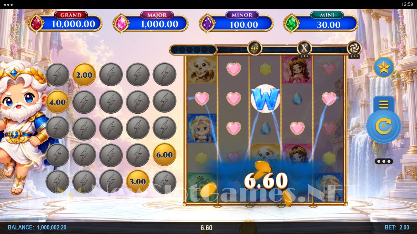 Bolts of Zeus Coin Grid Slot Slot Image in Demo - pic. 3
