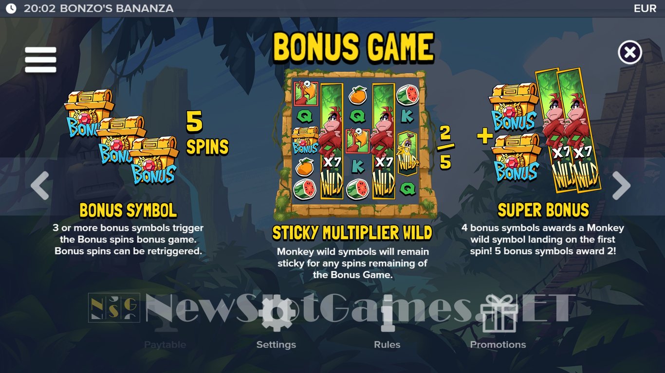 Bonzos Bananza Slot Slot Image in Demo - pic. 7