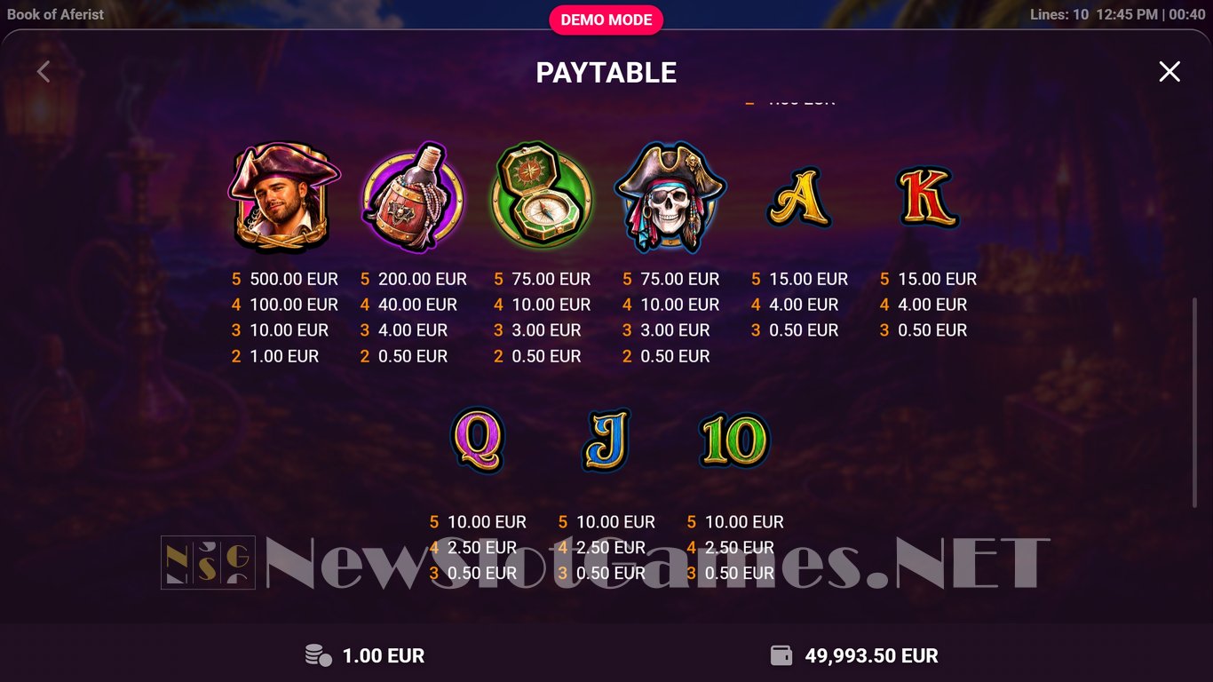 Book of Aferist Slot Slot Image in Demo - pic. 5