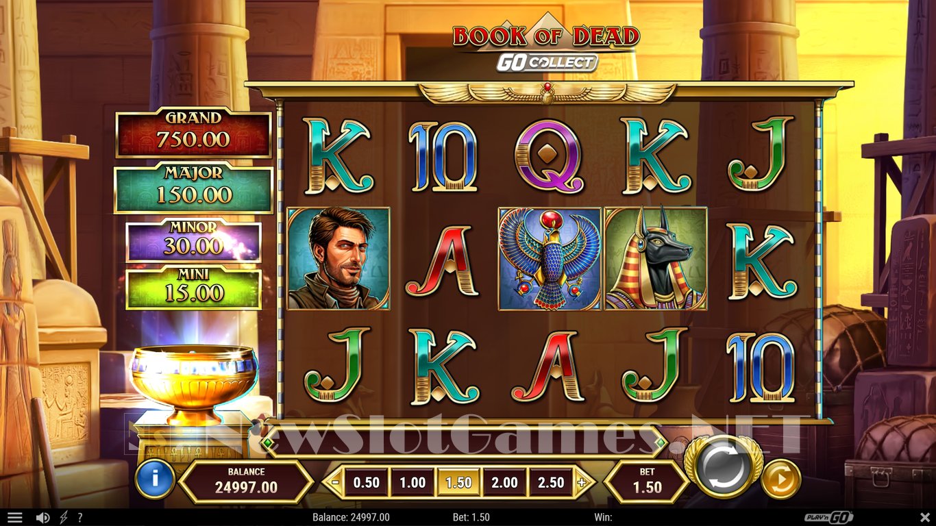 Book of Dead GO Collect Slot Slot Image in Demo - pic. 2