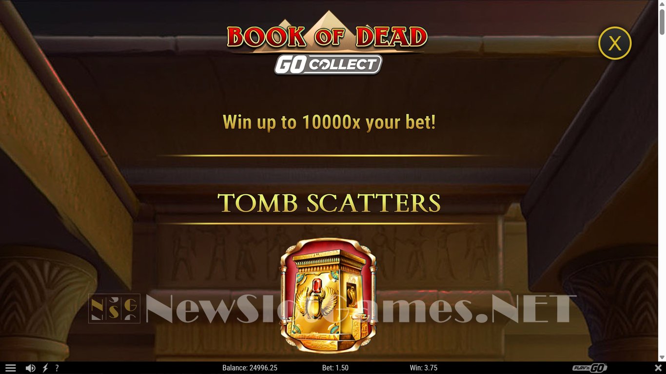 Book of Dead GO Collect Slot Slot Image in Demo - pic. 4
