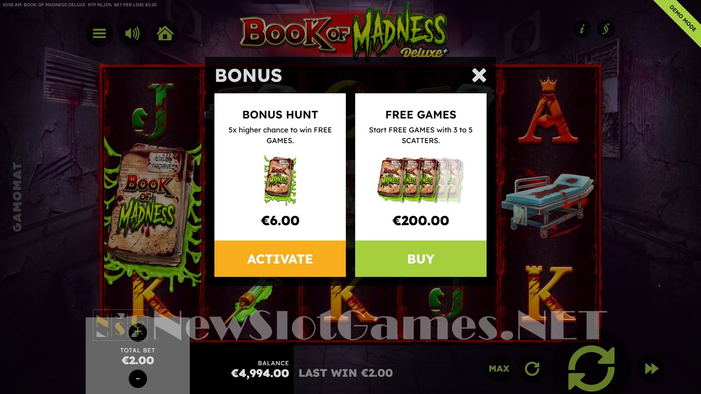 Book of Madness Deluxe Slot Slot Image in Demo - pic. 6