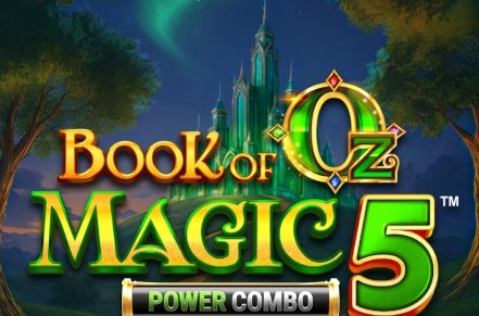 Book of Oz Magic 5 Power Combo Slot Logo