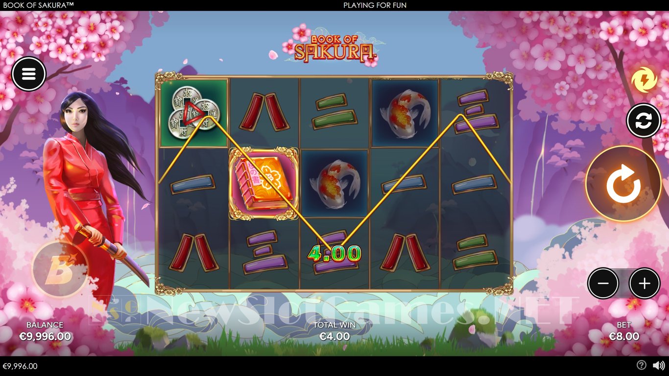 Book of Sakura Slot Demo Image